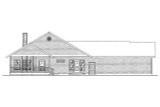 Secondary Image - Ranch House Plan - 77714 - Rear Exterior