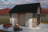 Traditional House Plan - Matthews 77668 - Left Exterior