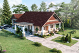 Cottage House Plan - Glen Allen 77767 - Exterior