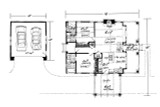 Cottage House Plan - Glen Allen 77767 - 1st Floor Plan