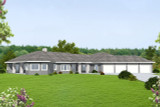 Craftsman House Plan - 77845 - Front Exterior
