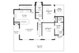 Secondary Image - Modern House Plan - Eagle Mountain 77928 - 2nd Floor Plan
