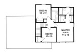 Secondary Image - Traditional House Plan - 78022 - 2nd Floor Plan