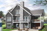 Cottage House Plan - Touchstone 4 78065 - Rear Exterior