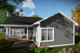 Secondary Image - Craftsman House Plan - 78158 - Rear Exterior