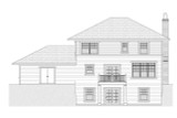 Prairie House Plan - Deming 78317 - Rear Exterior