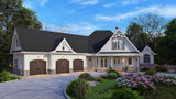 Craftsman House Plan - Chestnut Falls Cottage 78321 - Front Exterior