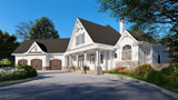 Craftsman House Plan - Chestnut Falls Cottage 78321 - Right Exterior