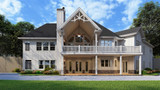 Craftsman House Plan - Chestnut Falls Cottage 78321 - Rear Exterior
