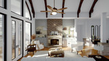 Secondary Image - Craftsman House Plan - Chestnut Falls Cottage 78321 - Living Room