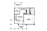 Contemporary House Plan - 78356 - 1st Floor Plan