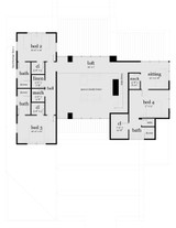 Modern House Plan - Sand Springs 78388 - 2nd Floor Plan