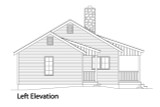 Traditional House Plan - 78399 - Left Exterior