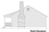 Traditional House Plan - 78399 - Right Exterior