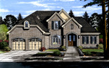 Tudor House Plan - Winslow 78491 - Front Exterior