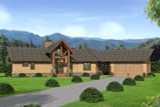 Lodge Style House Plan - 78645 - Front Exterior