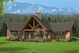 Secondary Image - Lodge Style House Plan - 78645 - Rear Exterior