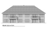 Secondary Image - Traditional House Plan - 78784 - Rear Exterior