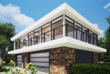 Contemporary House Plan - Fargo 78938 - Front Exterior