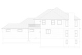 Contemporary House Plan - Sorensen 78971 - Left Exterior