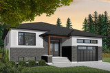 Contemporary House Plan - Urbania 2 79064 - Front Exterior