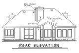 Secondary Image - Mediterranean House Plan - Applegate 79118 - Rear Exterior