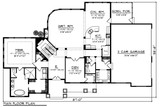 Craftsman House Plan - 79167 - 1st Floor Plan