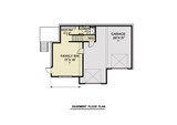 Contemporary House Plan - 79242 - Basement Floor Plan
