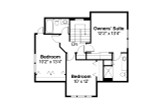 Secondary Image - Craftsman House Plan - Bailey 79410 - 2nd Floor Plan