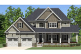 Farmhouse House Plan - Glenwood 79454 - Front Exterior