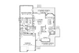 Farmhouse House Plan - Glenwood 79454 - 1st Floor Plan
