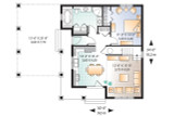Craftsman House Plan - Celeste 2 79481 - 1st Floor Plan