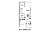 Contemporary House Plan - 79523 - 1st Floor Plan