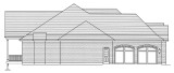 Ranch House Plan - Wyndham 79578 - Left Exterior