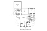 Colonial House Plan - 79592 - 1st Floor Plan