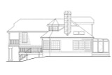 Cape Cod House Plan - Covington 79826 - Right Exterior