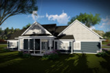 Secondary Image - Craftsman House Plan - 79894 - Rear Exterior