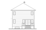 Contemporary House Plan - Stanton 2 79979 - Rear Exterior