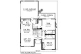 Craftsman House Plan - 79990 - 1st Floor Plan