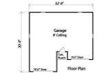 Traditional House Plan - 80019 - 1st Floor Plan