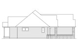 Ranch House Plan - Manor Heart 80138 - Left Exterior