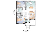 Ranch House Plan - Larkspur 80157 - 1st Floor Plan