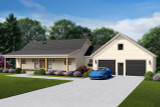 Country House Plan - Silver Creek II 80209 - Front Exterior