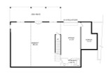 Country House Plan - Silver Creek II 80209 - Basement Floor Plan