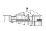 Prairie House Plan - Edgewater 80298 - Right Exterior