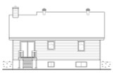 Modern House Plan - Barrington 80299 - Rear Exterior