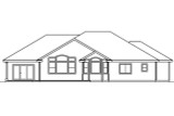 Secondary Image - Traditional House Plan - Bennett 80338 - Rear Exterior
