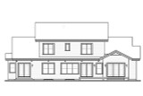 Secondary Image - Craftsman House Plan - East Lake 80477 - Rear Exterior