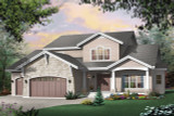 Craftsman House Plan - East Lake 80477 - Front Exterior