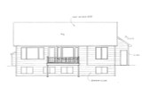 Secondary Image - Traditional House Plan - 80527 - Rear Exterior